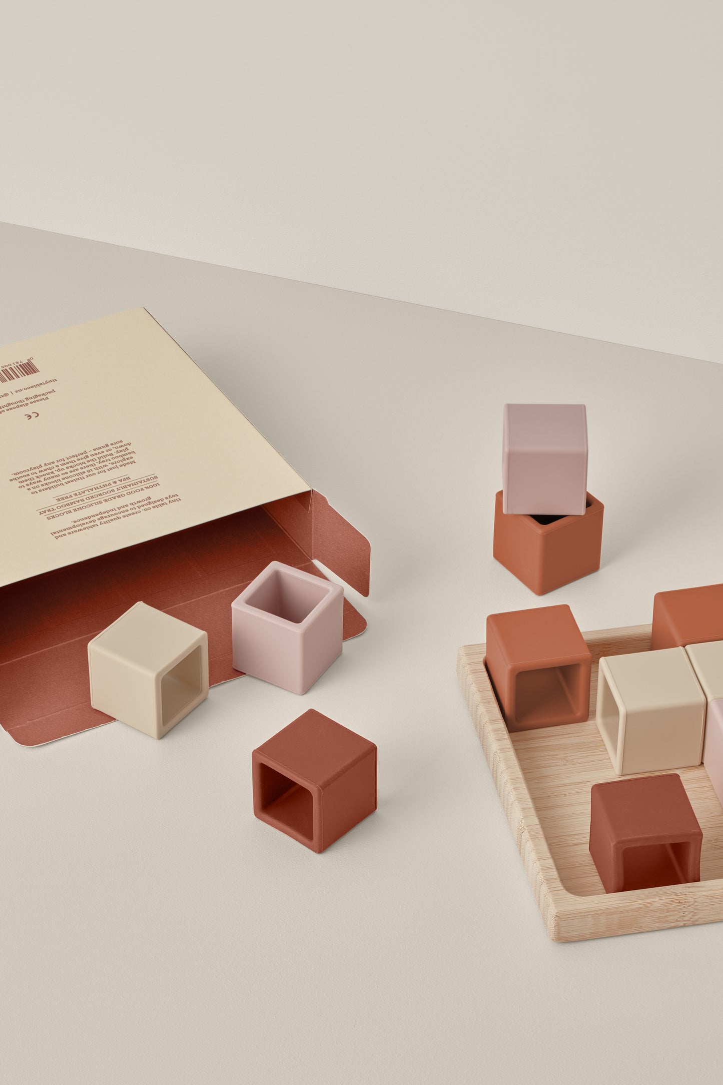 First Blocks - Playful Reds